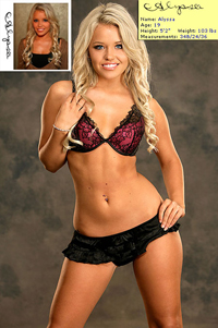 Pretty Blonde Amateur's Playboy Casting Call